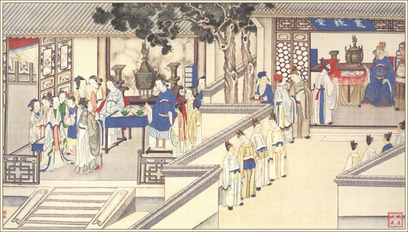 清代畫家孫溫繪畫的全本紅樓夢圖（一）