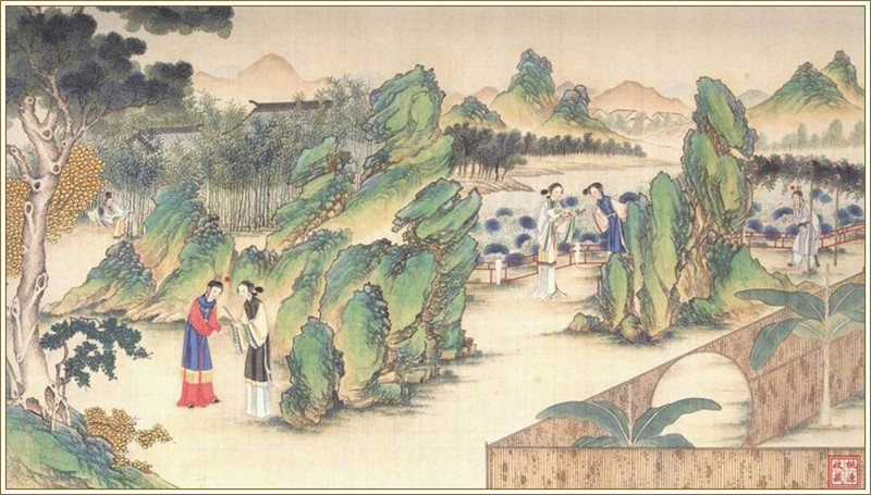 清代畫家孫溫繪畫的全本紅樓夢(mèng)圖（二）