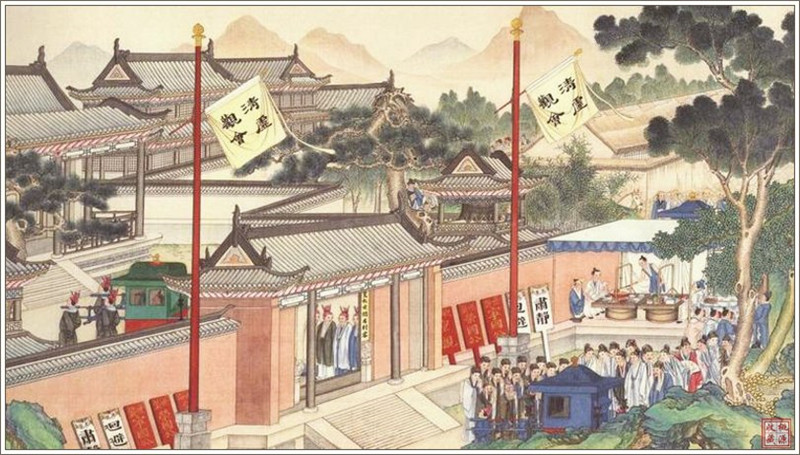 清代畫家孫溫繪畫的全本紅樓夢圖(三)