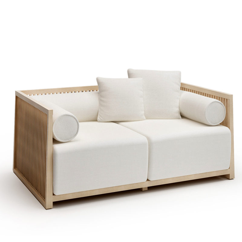 中式實(shí)木沙發(fā)組合，簡(jiǎn)約現(xiàn)代客廳布藝沙發(fā)