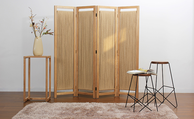 實木屏風(fēng)隔斷玄關(guān)，現(xiàn)代簡約中式折屏
