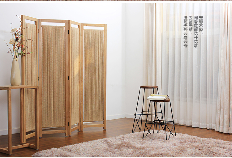 實木屏風(fēng)隔斷玄關(guān)，現(xiàn)代簡約中式折屏