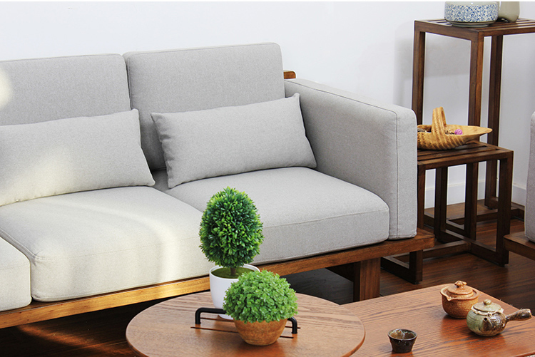 老榆木實(shí)木沙發(fā)，中式家居簡約風(fēng)