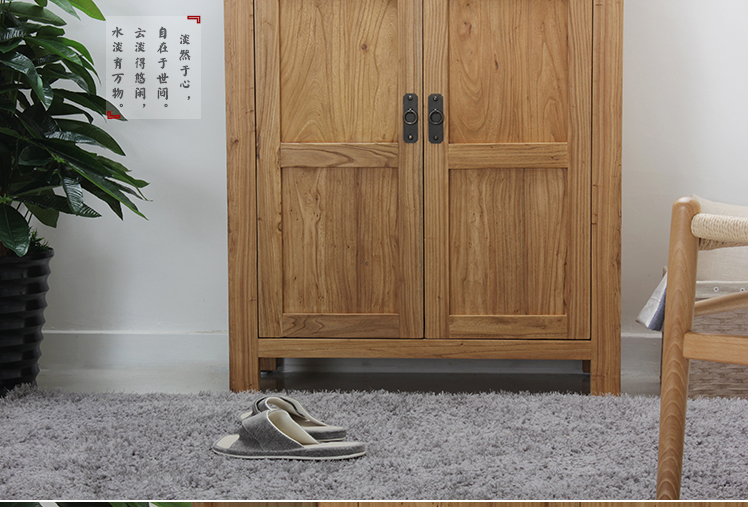 中式簡約實木玄關(guān)鞋柜，中式門廳柜收納柜
