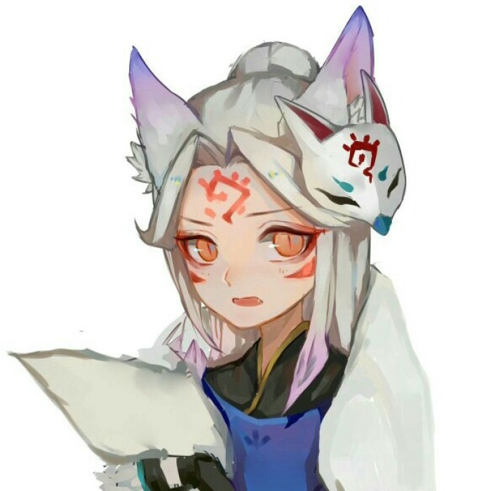 陰陽師大天狗和妖狐古風(fēng)頭像，男生頭像帥氣