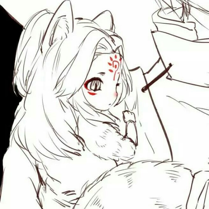 陰陽師大天狗和妖狐古風(fēng)頭像，男生頭像帥氣