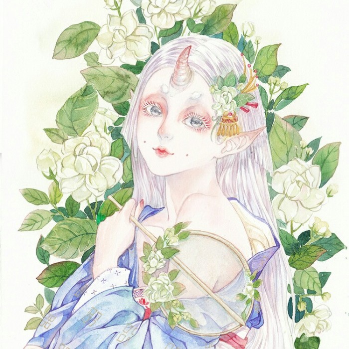 妖氣古風女子頭像，唯美古典qq頭像