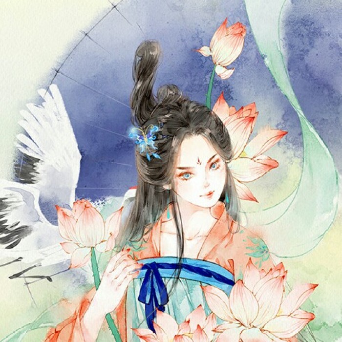 妖氣古風女子頭像，唯美古典qq頭像