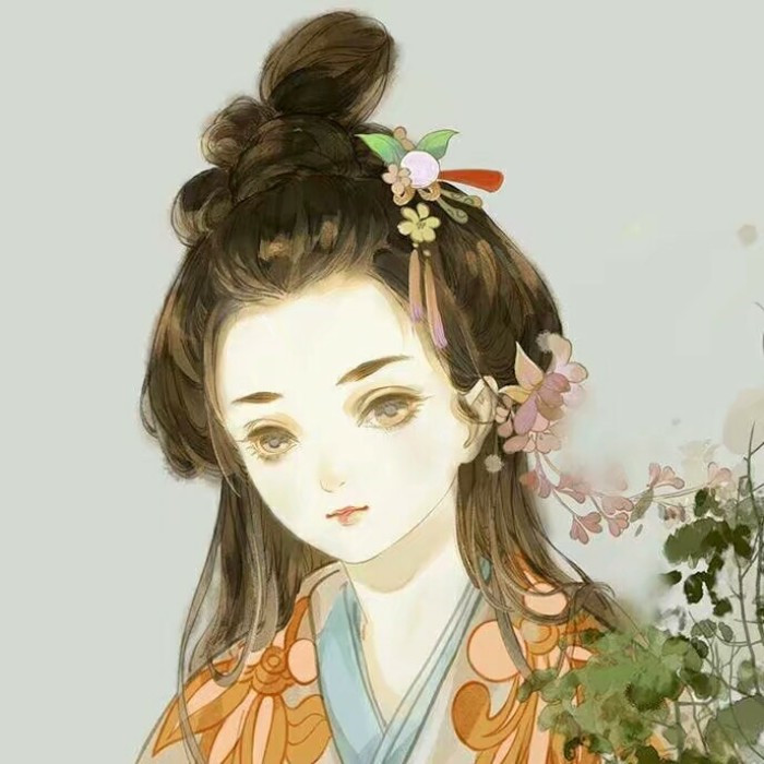 柔美淡雅女子古風(fēng)頭像，古典女子qq頭像