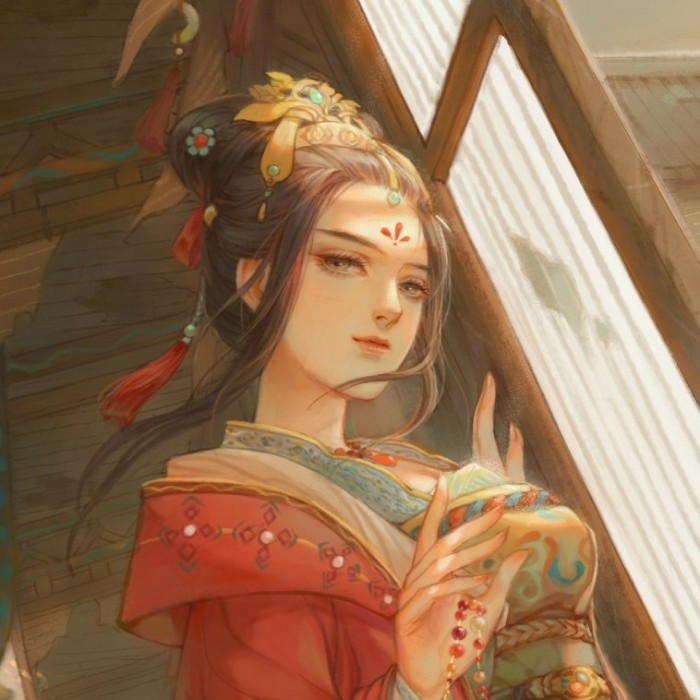 霸氣家佳樂文學(xué)女子頭像，女生古風(fēng)頭像