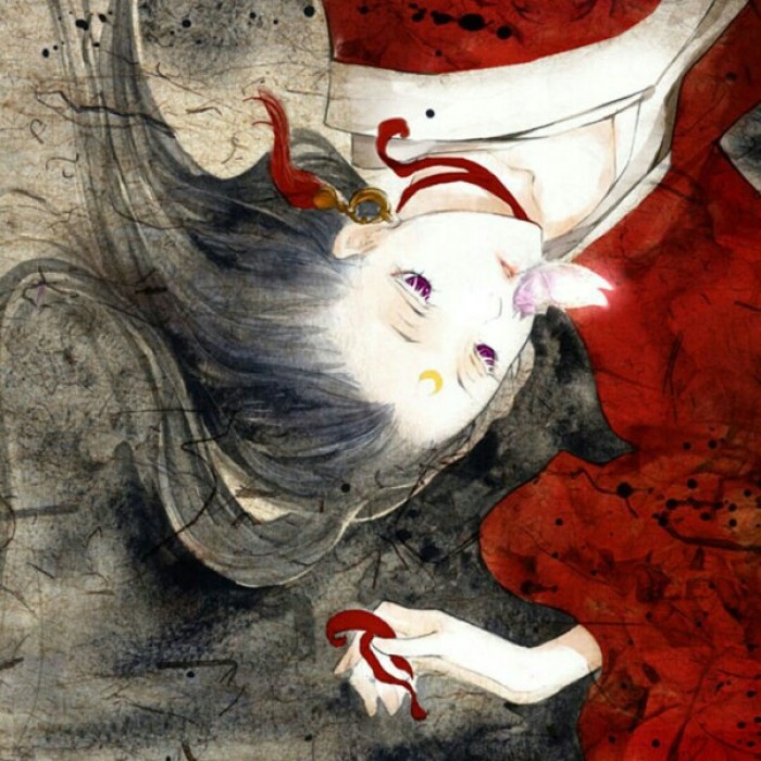 古典唯美女子頭像，水彩風(fēng)女生頭像