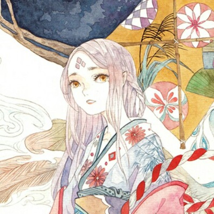 水墨風(fēng)古典女子頭像，古風(fēng)唯美頭像。