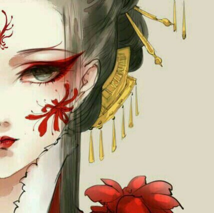 動漫古風(fēng)女子閨蜜頭像，好姐妹qq頭像