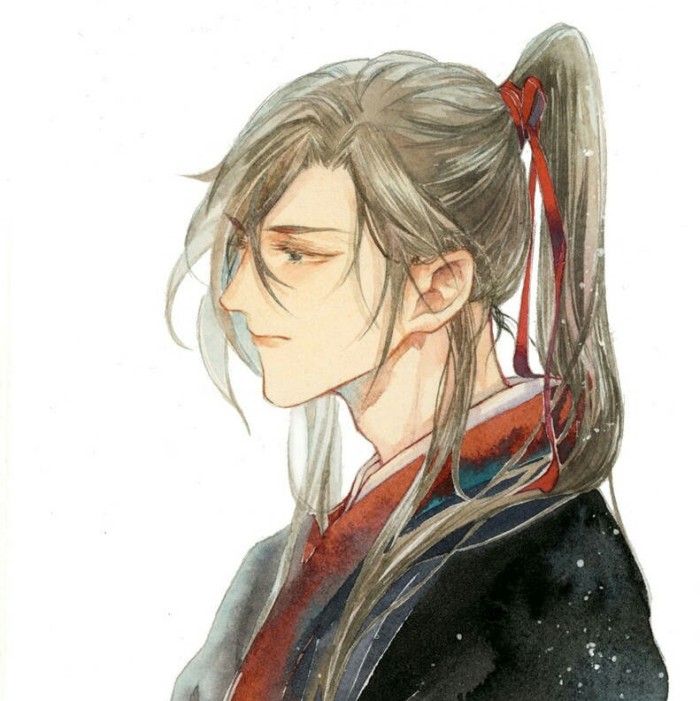 雅致男子古風(fēng)頭像，劍眉星目古典男生頭像