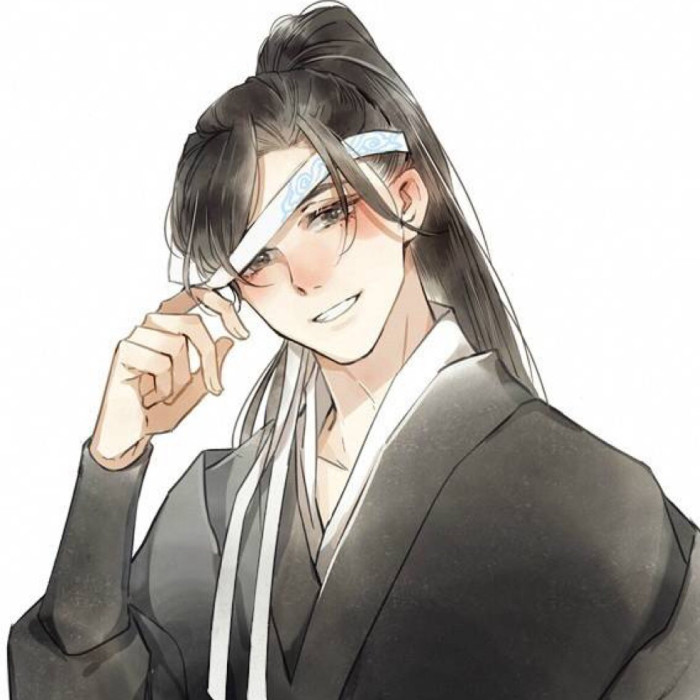 雅致男子古風(fēng)頭像，劍眉星目古典男生頭像