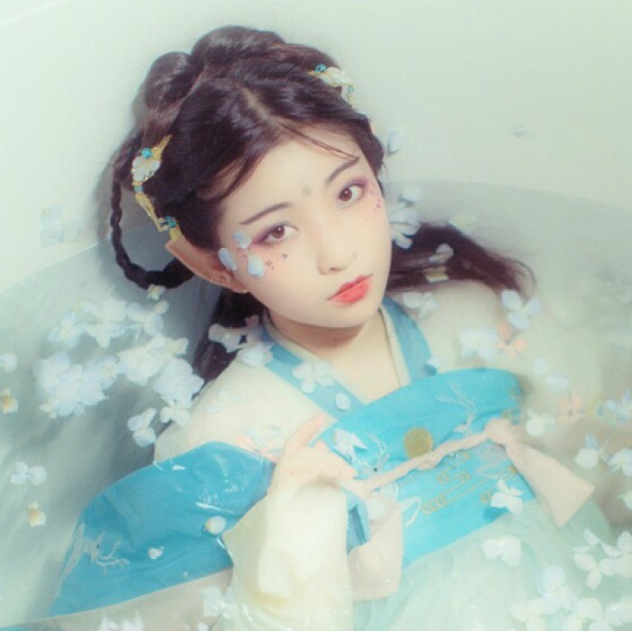 花容月貌古風(fēng)女子頭像，秀雅家佳樂文學(xué)qq頭像