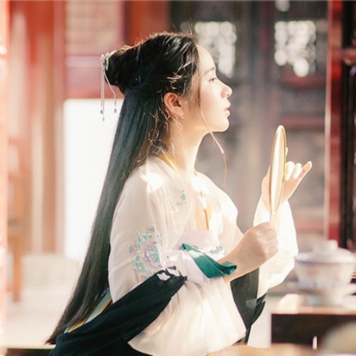 粉妝玉琢的女子古風(fēng)頭像，家佳樂文學(xué)女生頭像