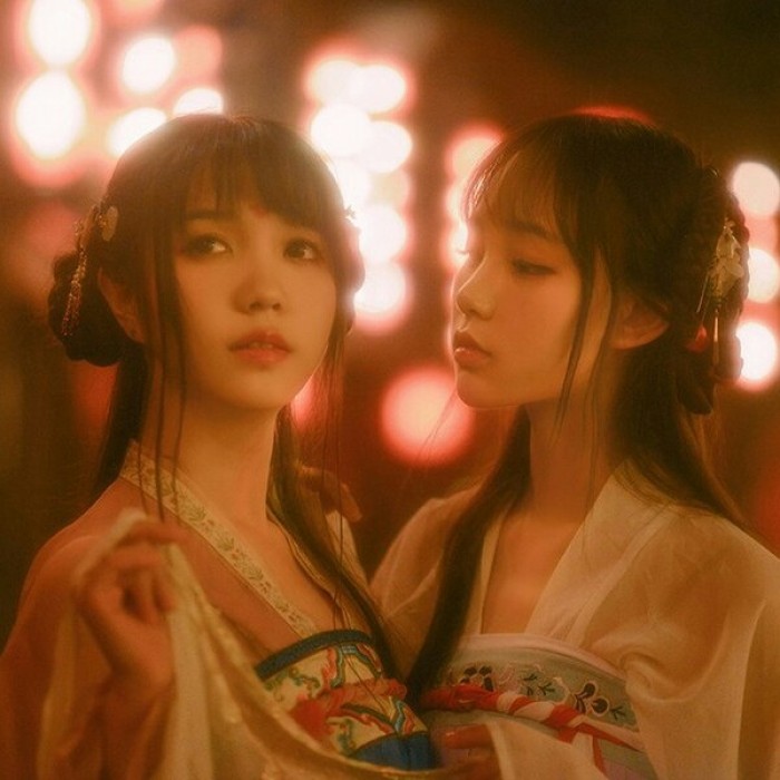 閨蜜古裝女子古風(fēng)頭像，楚楚動人女生頭像