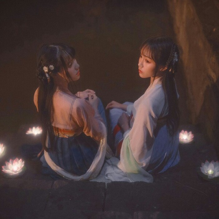 閨蜜古裝女子古風(fēng)頭像，楚楚動人女生頭像