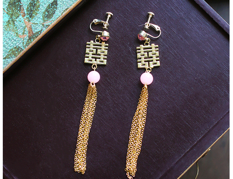 純手工精致金色流蘇發(fā)簪，新娘古風(fēng)頭飾