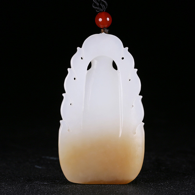 夫妻和田玉掛墜，玉佛觀音彌勒佛項(xiàng)鏈