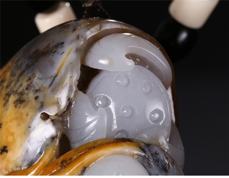 裸女玉貴人玉石手把件，和田玉籽料手玩件蘇工