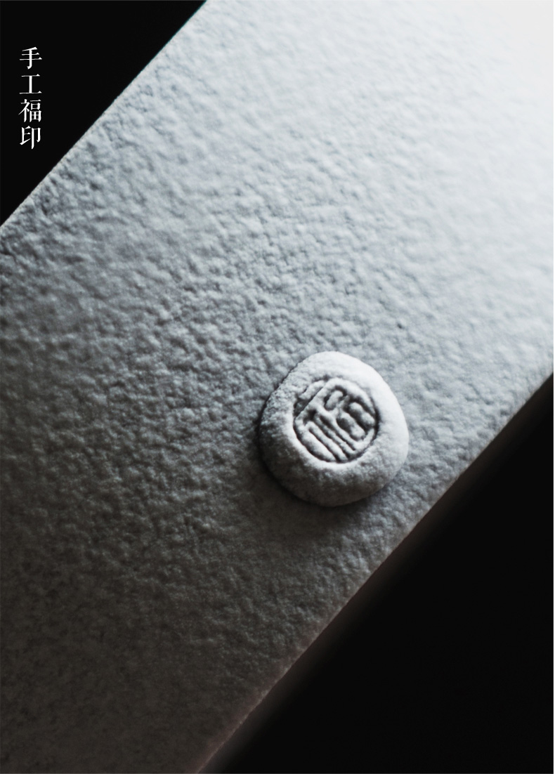 火山石小壺承天然巖石圓形茶托盤，陶瓷茶承儲