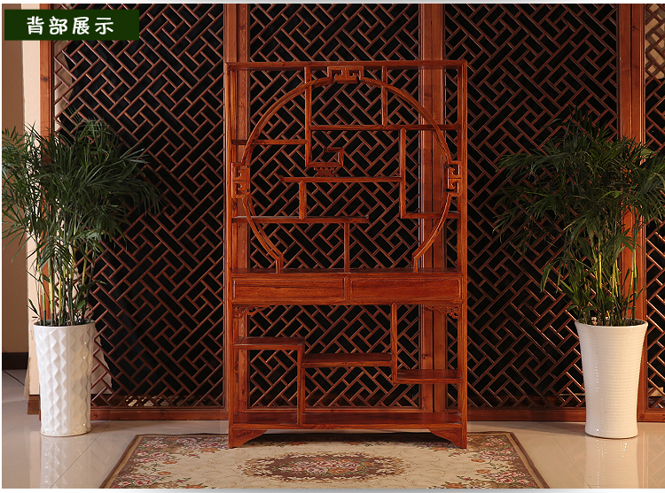 明清仿古實木博古架，多寶格成列架1.2米