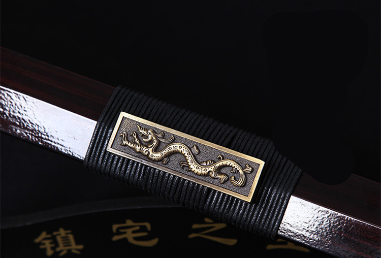 八面漢劍一體寬柄錳鋼刀劍 ，傳統(tǒng)霸氣古韻兵器