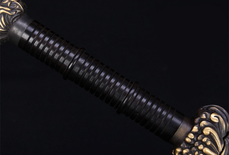 正宗寶劍銅裝乾隆佩劍，花紋鋼君子寶劍