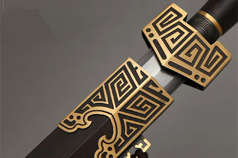 八面漢劍花紋鋼長劍，如意刀劍兵器