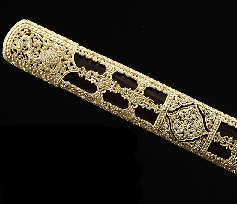 明朝御制大永樂劍，手工寶劍花紋鋼劍