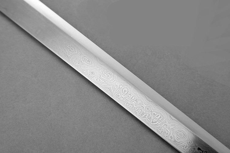 唐劍霜明燒刃長刀一體長劍，唐手工兵器刀劍