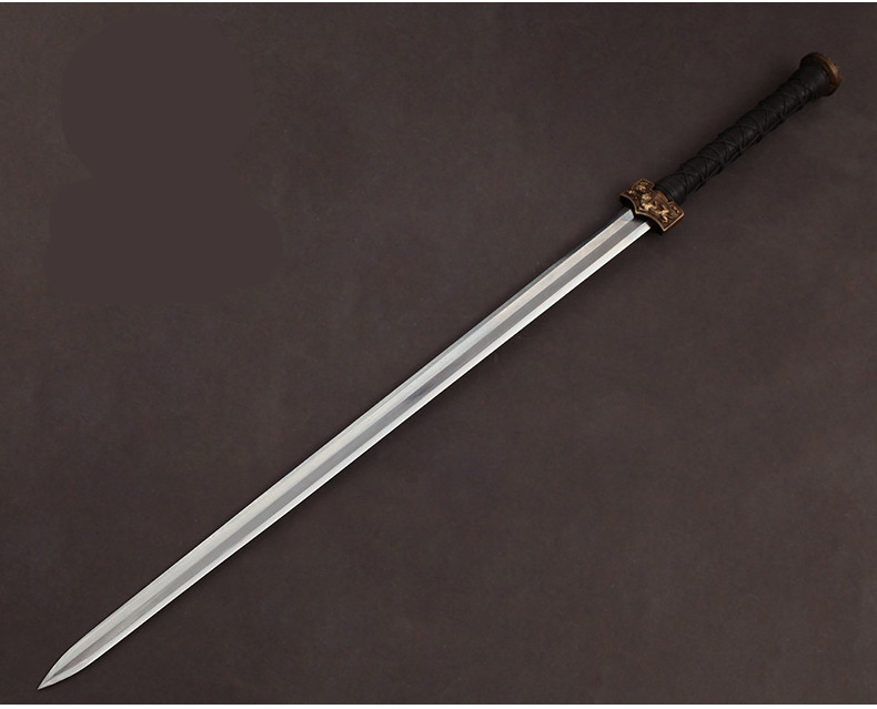 九龍羽毛紋漢劍，長(zhǎng)劍雙手寶劍