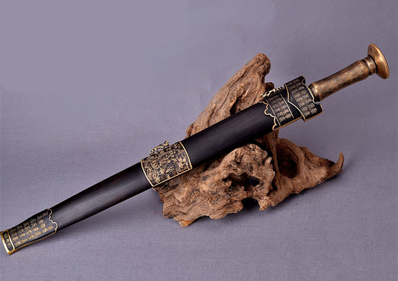 佰壽劍老人祝壽禮品，短劍手工藝術(shù)品