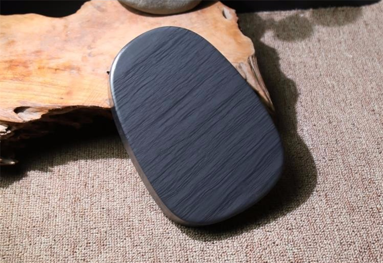 勁松暗香天然原石硯臺，文房四寶精品硯臺