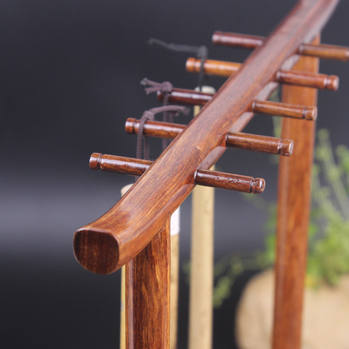 簡約花梨木筆掛筆架，實(shí)木書法用品