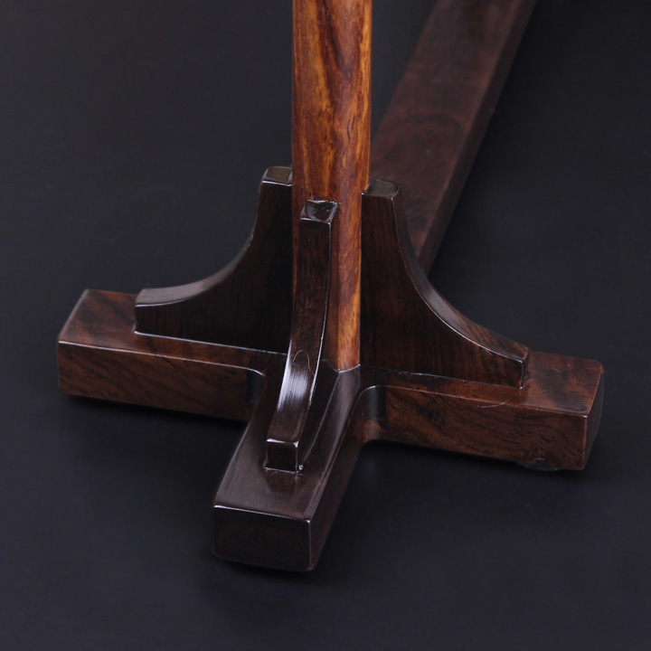 簡約花梨木筆掛筆架，實(shí)木書法用品