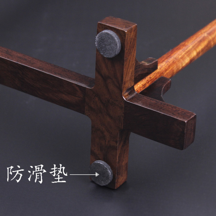 簡約花梨木筆掛筆架，實(shí)木書法用品