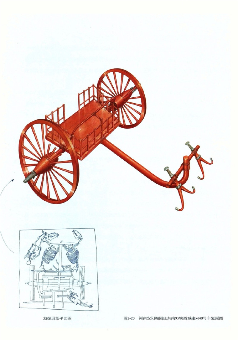 中國(guó)古代兩輪馬車還原圖欣賞