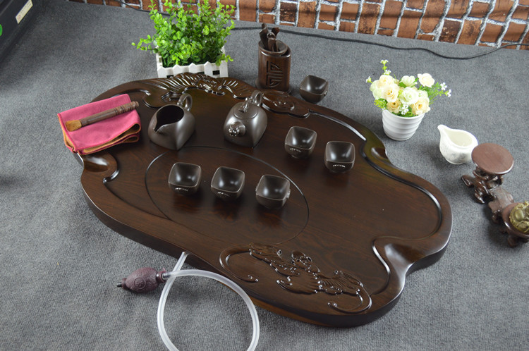 實木黑檀木中式家具日常飲茶茶桌