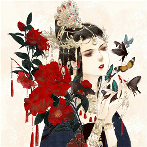 英氣女子古風(fēng)頭像，動漫女生頭像qq頭像