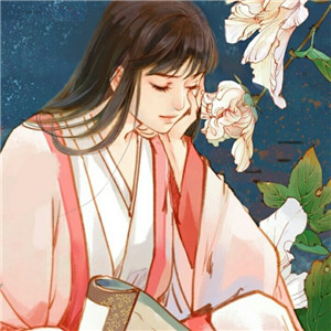 手繪風(fēng)格華貴古風(fēng)女子頭像，動(dòng)漫頭像女生頭像