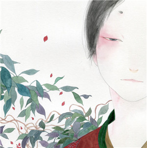 手繪風(fēng)格華貴古風(fēng)女子頭像，動(dòng)漫頭像女生頭像