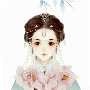 冬日飛雪女子古風(fēng)頭像，好看的動(dòng)漫頭像