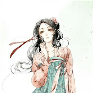 冬日飛雪女子古風(fēng)頭像，好看的動(dòng)漫頭像