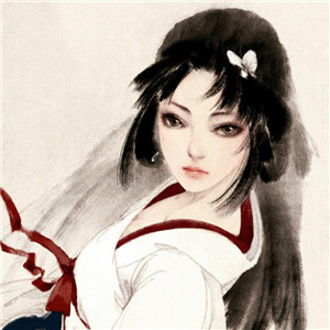 冬日飛雪女子古風(fēng)頭像，好看的動(dòng)漫頭像