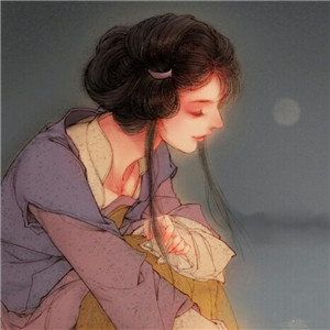 冬日飛雪女子古風(fēng)頭像，好看的動(dòng)漫頭像