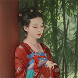 煙雨迷蒙古風(fēng)女子頭像，漢服真人頭像qq頭頭像