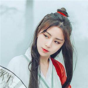 俠骨柔情女子古風(fēng)頭像大全，紅衣似火灼人眼
